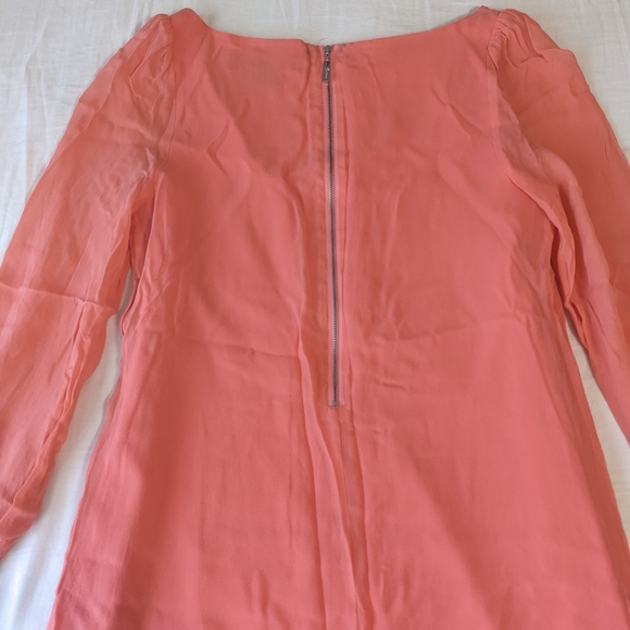 Guess by Marciano 100% silk Long Sleeve Dress Tie Accented Cuffs - Picture 6 of 12